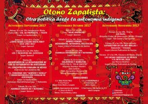 Programación para el Otoño Zapatista organizado desde el colectivo Y Retiemble